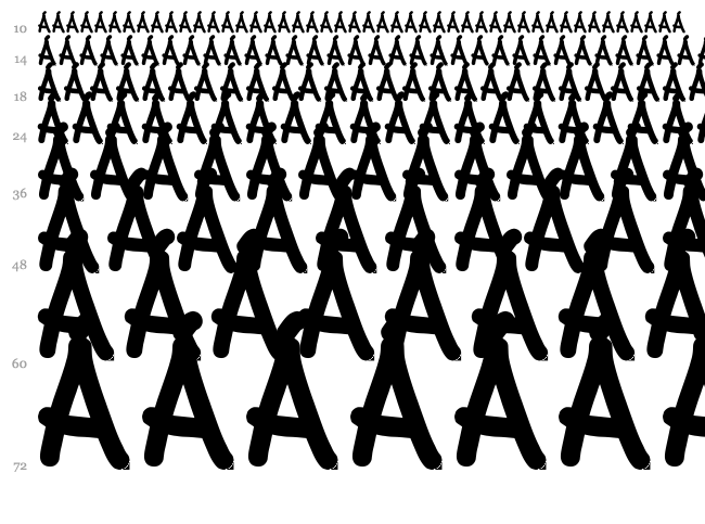 JCAguirreP - Libre font waterfall